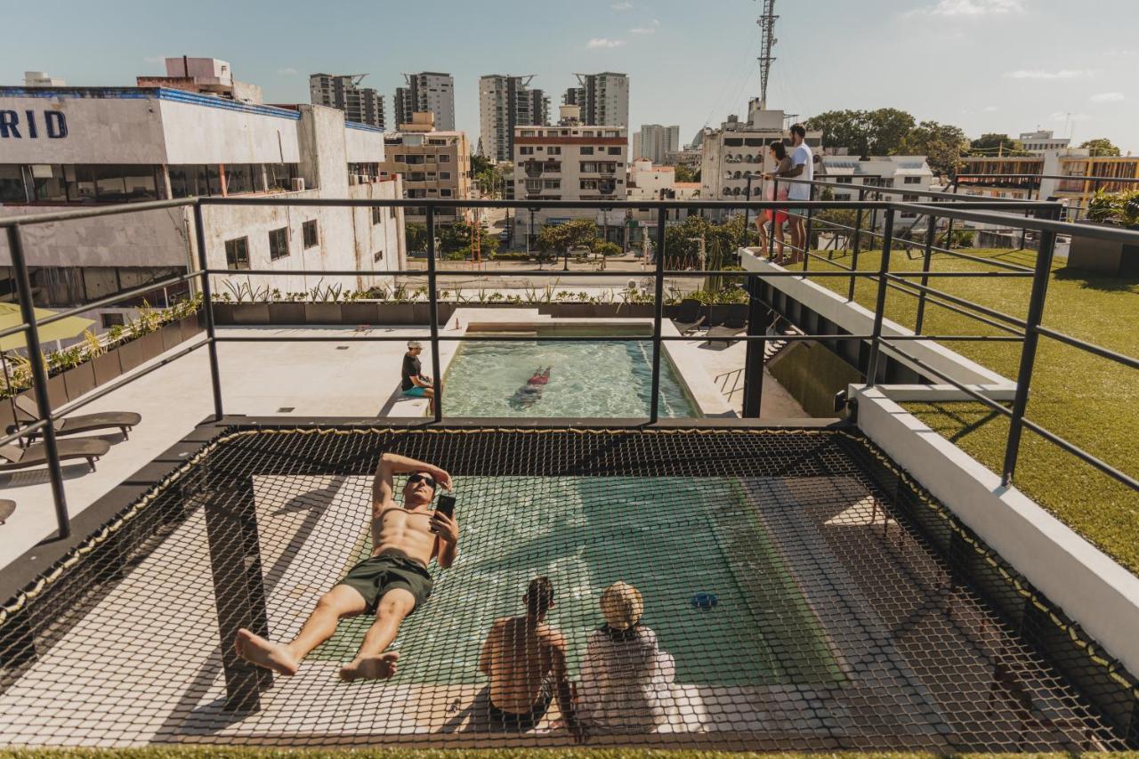 Caleta Hostel Rooftop & Pool كانكون المظهر الخارجي الصورة